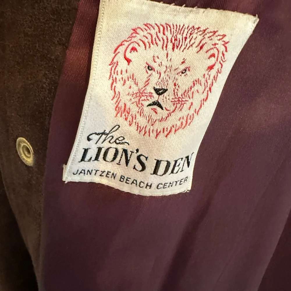 Vintage Suede Jacket in Brown - Picture 4 of 4